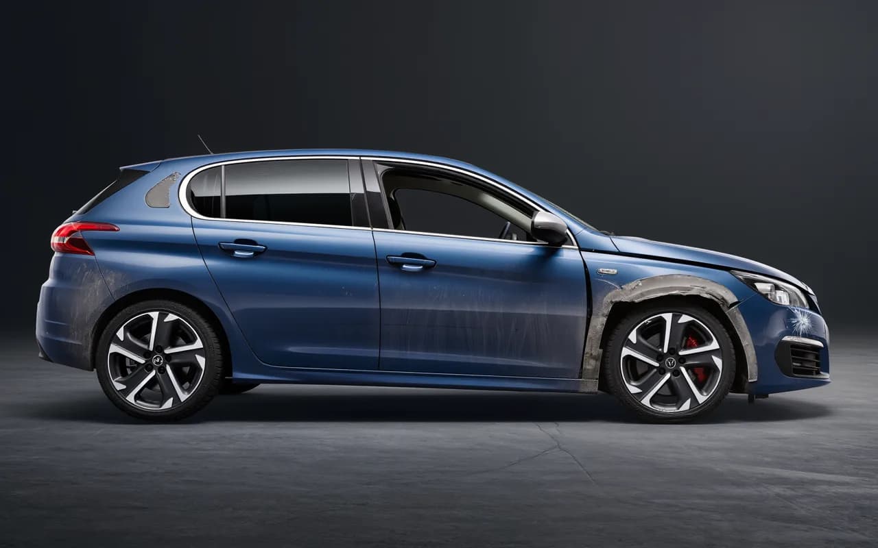 Peugeot 308 · 2019 avant restauration