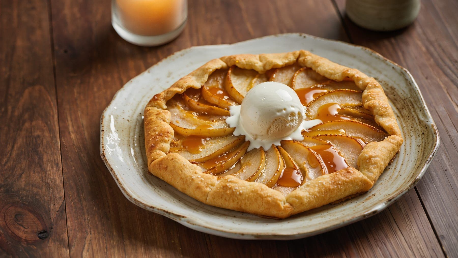 Tarte fine aux poires